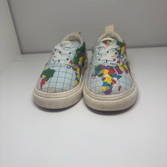 VANS Toddler Sneaker Save Our Planet Globe World Design Size 5 Toddler Unisex - Picture 6 of 8